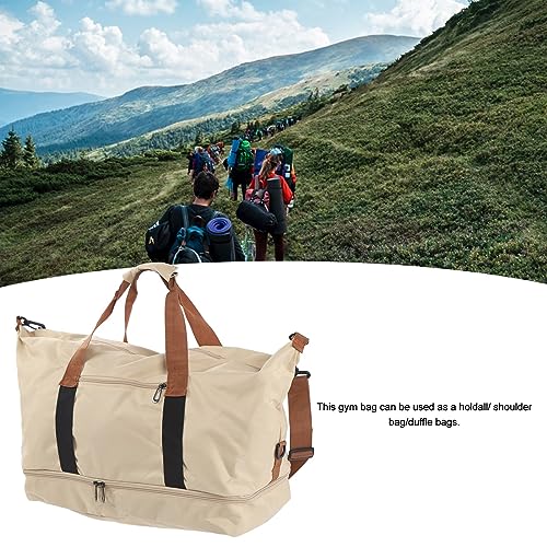 PerGar Travel Duffel Bag, Dry Wet Separated Sports Gym Bag, Shoulder Weekender Overnight Bag, Large Capacity Duffle Bag for Travel, Men Women Duffle Bag3