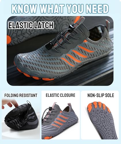 Image of Hike Barefoot Shoes for Women Men Waterproof Trail Running Healthy & Non-Slip Barefoot Shoes