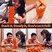 Funwares Wooden Blocks Stacking Game, Tumbling Tower and Balance Game, Family & Party Fun, Game for Kids and Adults, Ages 6+, Stack 'O Lantern, The Fall Pumpkin-Themed Wood Blocks Stacking Game