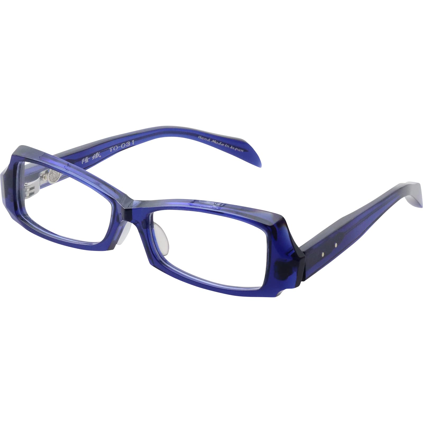 Amazon | 隆織(たかおり) 隆織 眼鏡 メガネ スクエア フレーム 鯖江