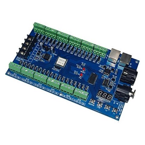 36 Channel 12 Group DMX512 Decoder Controller 36CH RGB Output Digital Tube Display For LED Strip Light RGB Dump Node DC5-24V Cover