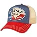 Stetson Home of BBQ Trucker Cap Damen/Herren - Truckercap mit Baumwolle - Basecap Mesh-Einsatz - Baseballkappe größenverstellbar - Baseballcap - Schirmmütze Sommer/Winter - Kappe beige One Size