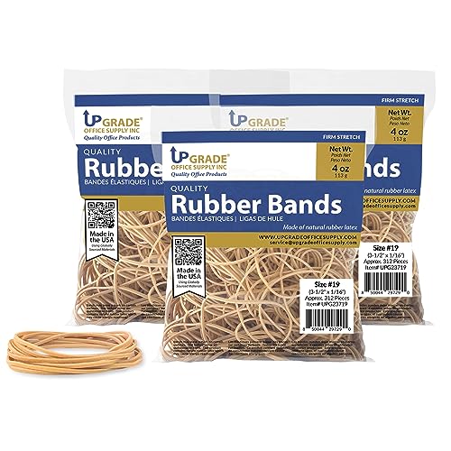 Upgrade Office Supply UPG23719PK3 Gummibänder Größe #19