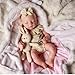 BABESIDE Slicone Baby Doll Lifelike Reborn Baby Dolls - 16 Inch (Weight 4 Lb) Full Platinum Silicone Reborn Baby Doll Slicone Full Body Anatomically Correct Sleeping Baby Girl with Gift Box