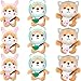 9 Peluche Animali Carino Giocattoli Bambola di Pezza Mini Cane Ciondolo Bambola Pezza Portachiavi Animale Morbido Clip Zaino per Bambini Pendente Borsa (Cucciolo Corgi)