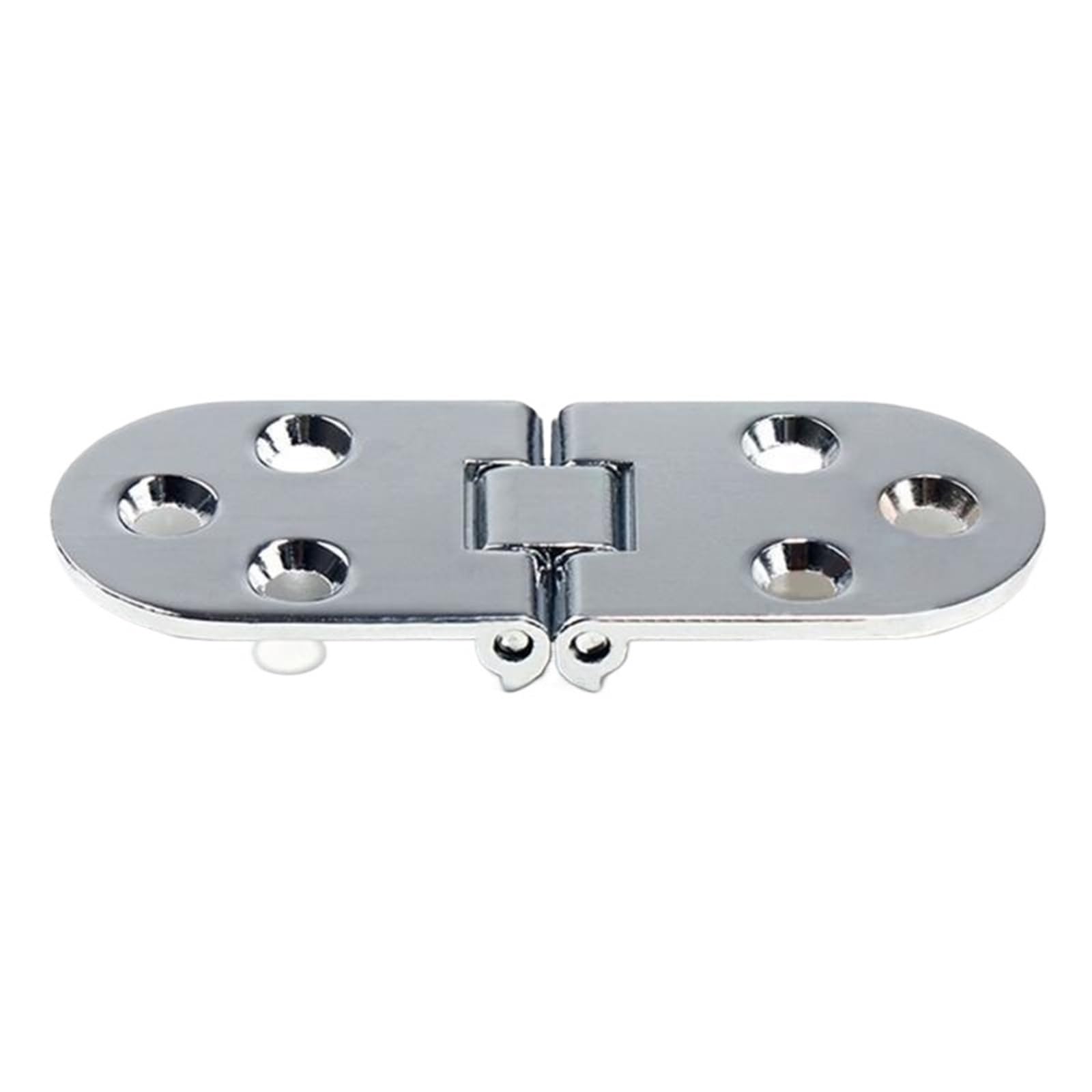 2pcs 180 Degree Furniture Hinges Cabinet Door Concealed Hinge Folding for Folding Furniture(Silver)