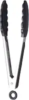 Pegador Inox Com Ponta Em Silicone 23cm Weck Preto