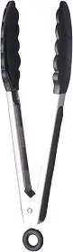 Pegador Inox Com Ponta Em Silicone 23cm Weck Preto