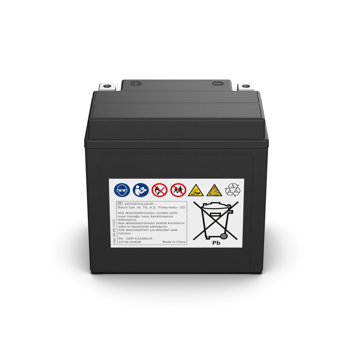 Bosch FA133 - Batería para Motocicletas AGM - 12V 110A 8Ah - Adecuada para motocicletas, motos de enduro, scooters, quads, motos de agua - Compatible M4F21, BB7L-B, 12N7-3B