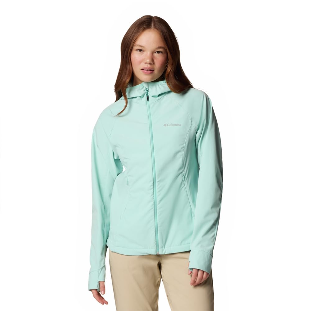 Columbia Women's Sweet As 3 Hooded Softshell, Softshell Jacket, Spray, XL