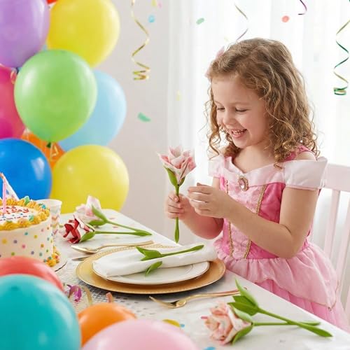 Porte-serviettes fleur en ABS, la solution pliage rapide pour banquet - 8