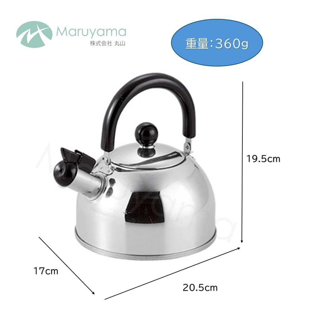 Amazon | M Maruyama 笛吹きケトル 1.5L IH対応 ガス火対応 ステンレス