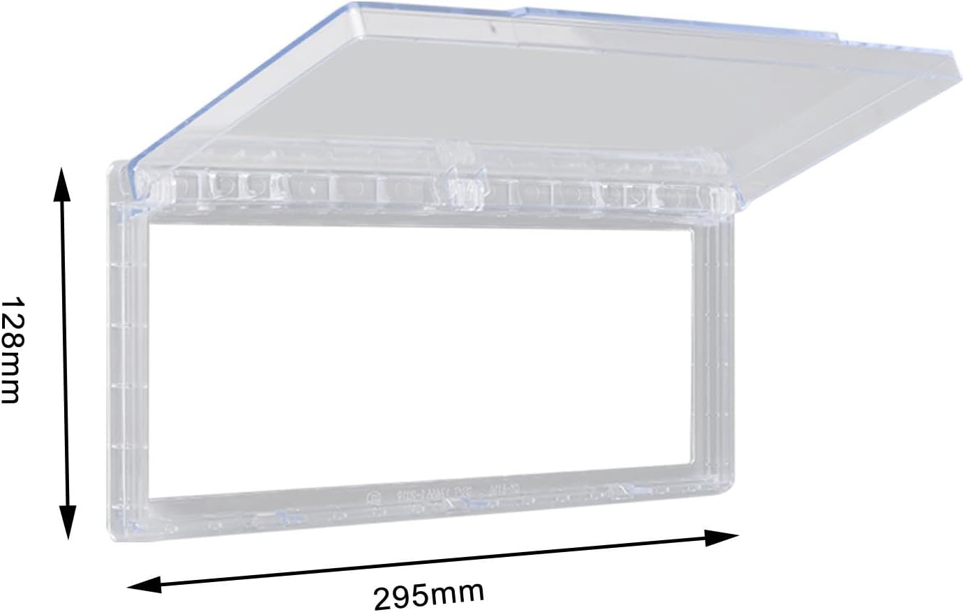 3 Gang Waterproof Outlet Cover | Transparent Socket Panel Cover for 86 Type Electrical Switches | Dustproof Switch Protector for Bathroom Kitchen Home Improvement