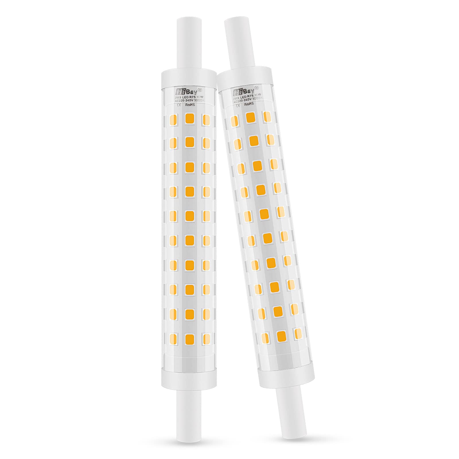 HiBay 2X R7s LED Bulb 118mm 10W J118 Linear Lightbulb 3000K 240V