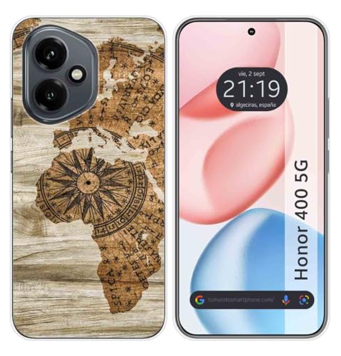 Funda Silicona para Huawei Honor 400 5G diseño Madera 07 Dibujos