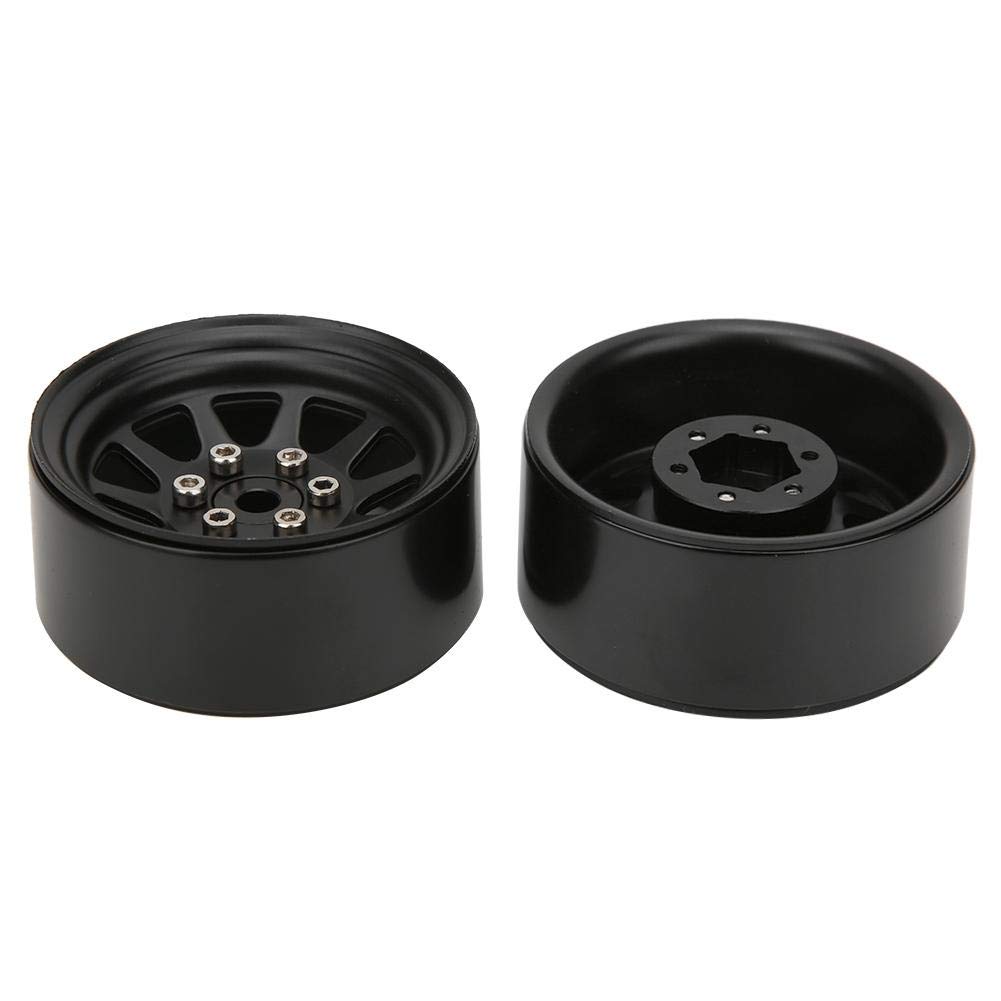Llantas RC, Cubos de Aleación Beadlock, Diseño Deportivo, Ligero y Resistente, para Vehículos RC de Escalada, Off-Road y Competición
