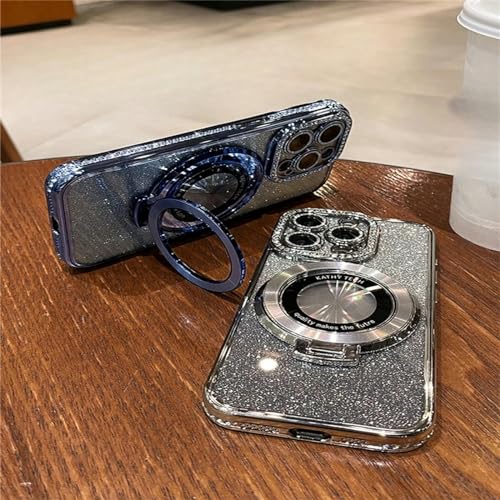 Étui Phone 15 Pro argenté charge sans fil et couverture de butmer