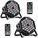 MOSFiATA Disco-Lichter , RGB 36 LED Bühnenlichter Soundaktivierte DMX-Steuerung, 7 Modi Uplighting Lights mit Fernbedienung Bühnenbeleuchtung, DJ Par Partylichter für Club KTV Disco Party (2er Pack)