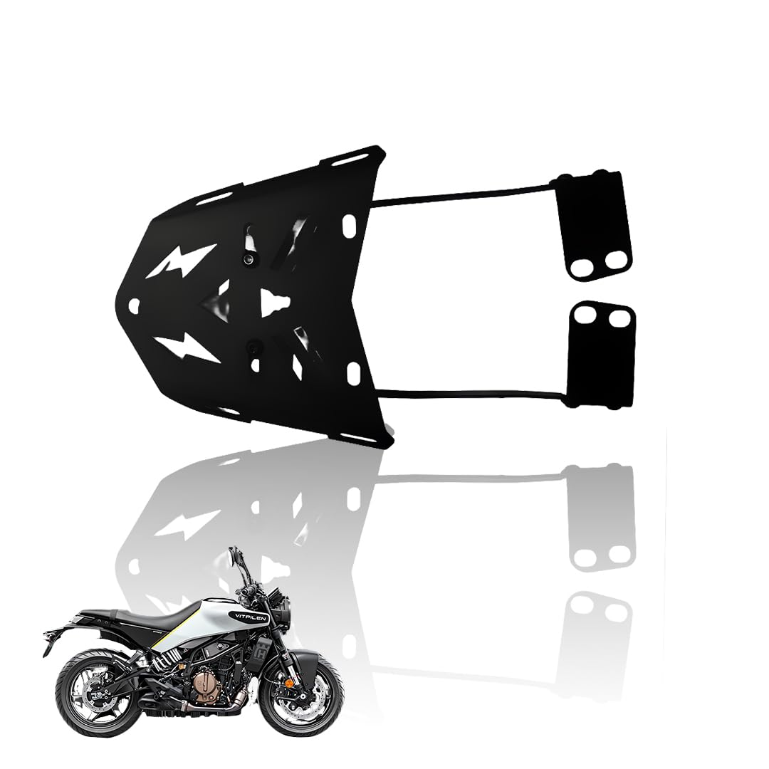 MOTO GENIUS Rear Luggage Rack for Husqvarna Motorbike | Durable Expedition Luggage Carrier | Heavy-Duty Rear Rack-image-12
