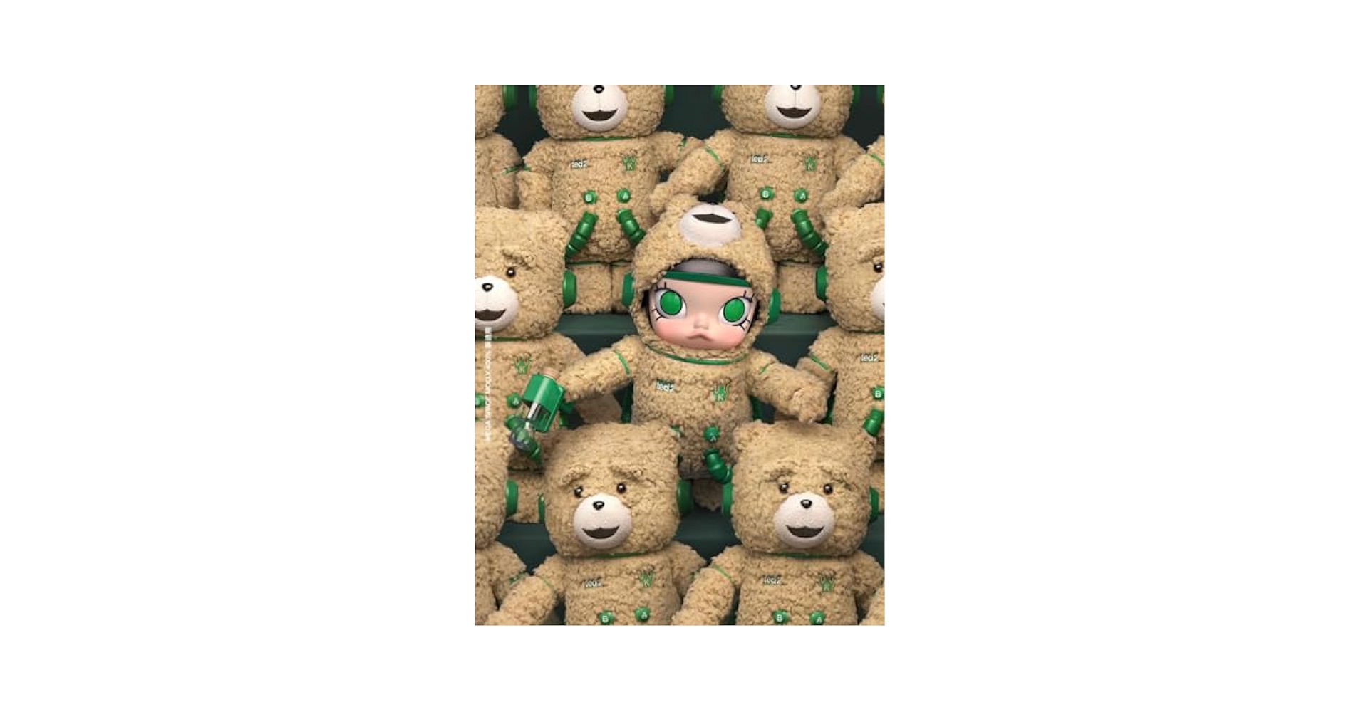 その他 MEGA COLLECTION 400% SPACE MOLLY Ted 2 POPMART MEGA 400% SPACE MOLLY Ted 2 from Japan New | eBay