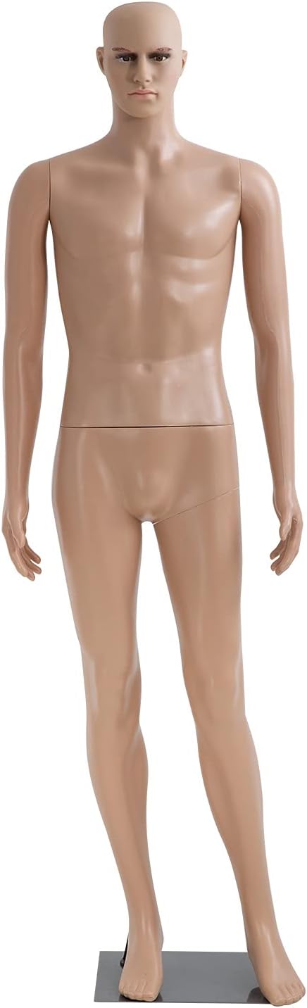 マネキン フルボディードレス フォームソーイングドレス モデルマネキンスタンド 調節可能なドレス マネキン服 フォーム 69インチ 73インチ マネキン リアリスティック マネキンディスプレイ ヘッドアーム 回転メタルベース 73 Inch