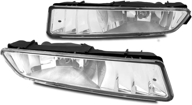 Bumper Driving Fog Lights Lamps Chrome Compatible with 2002-2003 Acura TL