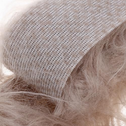 Beavorty 4pcs Faux Fur Ribbons Fabric Shaggy Fur Fabrics Shaggy Fur Patches Fabric Trim Ribbon Ideal for Crafts and DIY Projects Fluffy Precut Strips - Image 4
