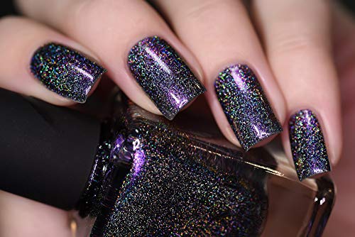 Image of ILNP Pulse - Purple to Gold Color Kissed Ultra Holographic Nail Polish