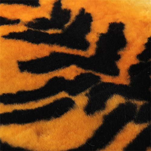 Tapete de piel de oveja Australia estilo tigre 2.5x3.3 ft miniatura 4
