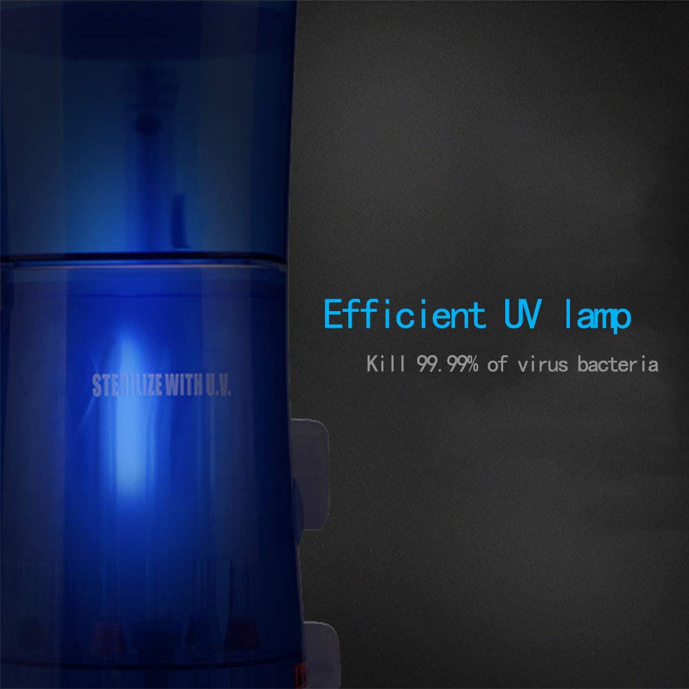 Dispositivo Elettrico Per La Pulizia Dei Denti Rossi Domestici 1000 Ml Di Grande Serbatoio D'acqua Funzione Di Disinfezione UV Impulso Ad Alta Pressione IPX7 Colore Blu E Bianco Impermeabile (bianca)