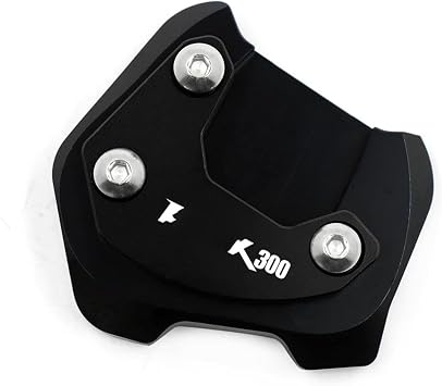 Kickstand Enlarger Plate for CMX for R&EBEL 500 300 CMX300 CMX500 Motorcycle Kickstand Foot Side Stand Extension Enlarger Support Plate Pad Extension Plate Pad Color Black for CMX300