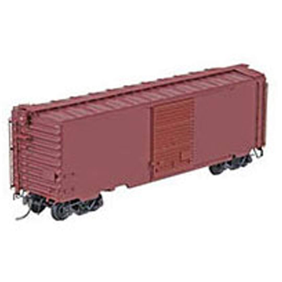 HO 40' PS-1 Box/8' Low Tack Door, Undec/Boxcar Red
