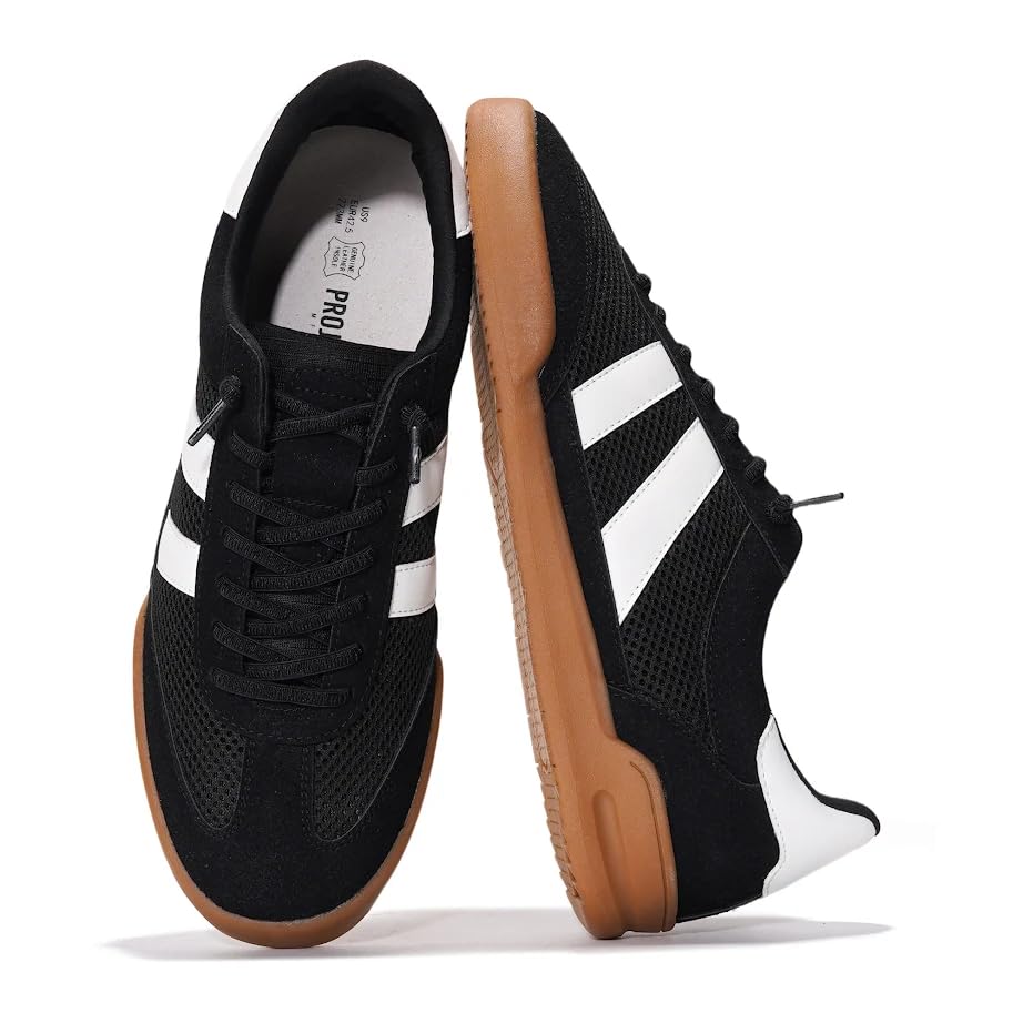 100% Genuine Leather Sneakers for Men Easy Slip-on Mens Shoes