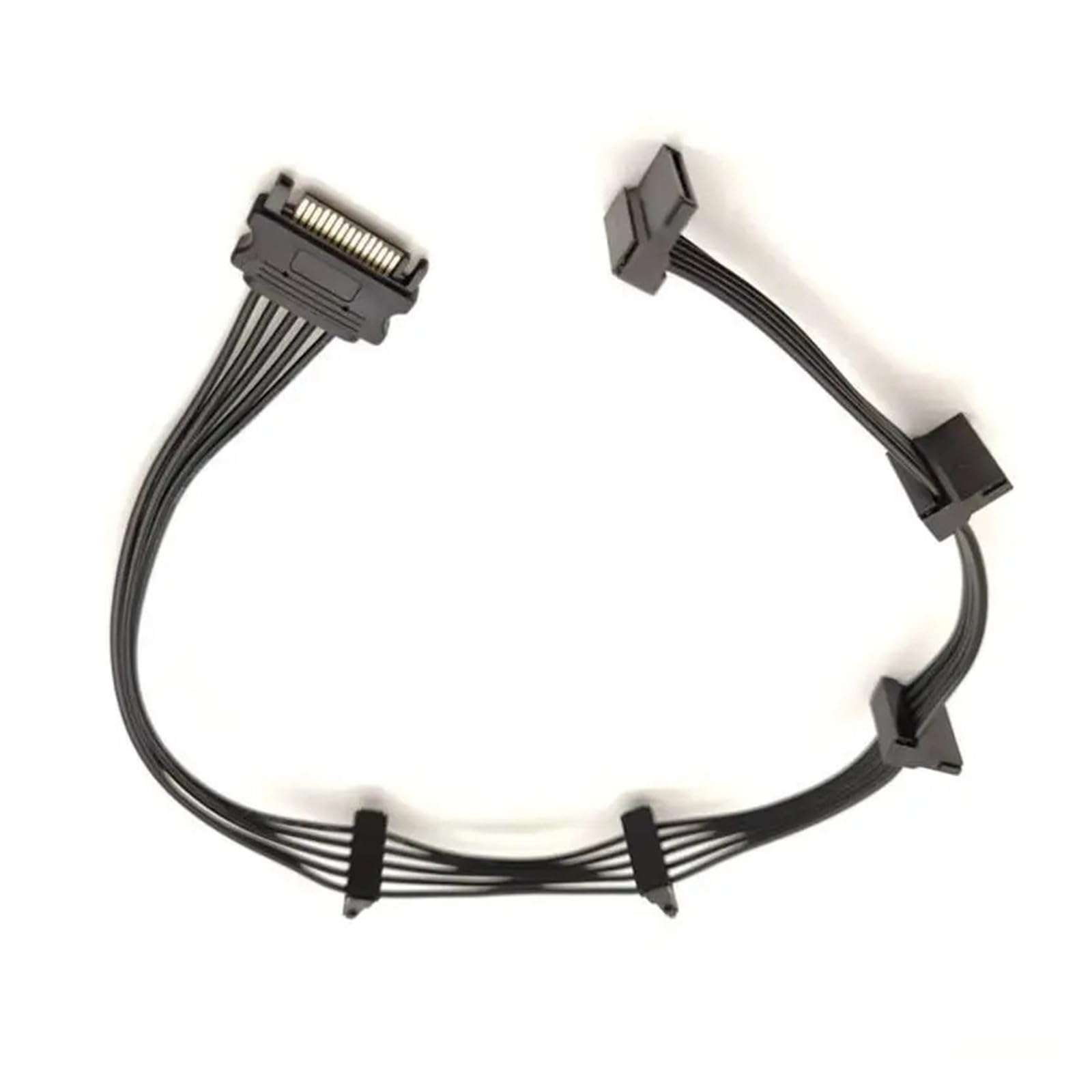 Generico Cavo sdoppiatore di alimentazione SATA a 15 pin/4 pin da 1 a 5