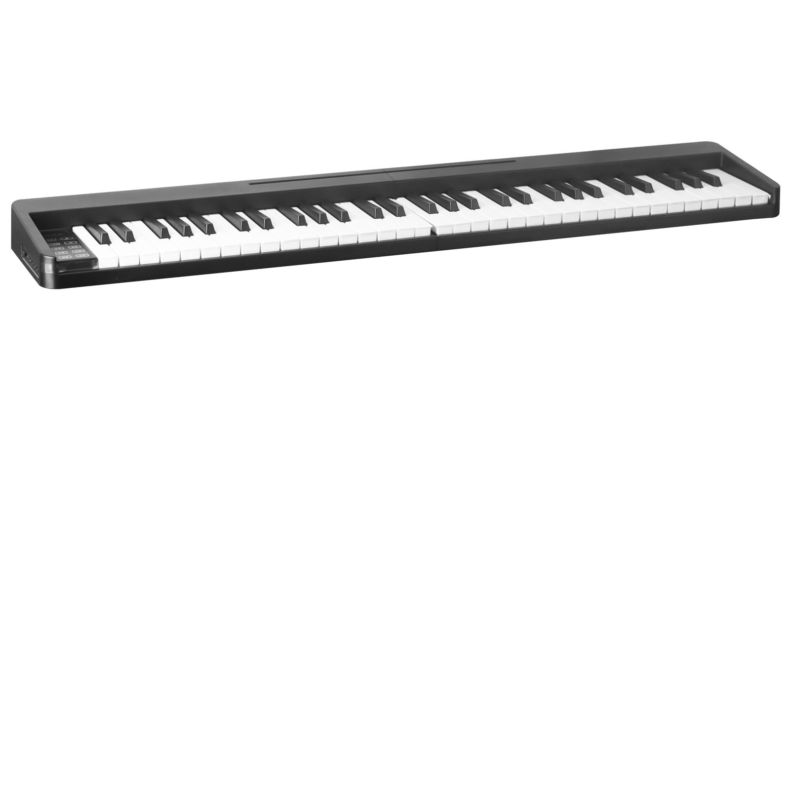 Tastiera Elettronica Professionale Tastiera Elettronica Pieghevole A 61 Tasti Portatile Per Principianti Pratica Casa Tasti Rotolo Di Mano Pieghevole Ingresso Per Adulti(Black)