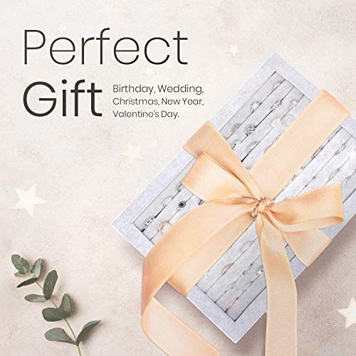 Image of BucketList Women's Velvet Glass Ring Earrings Jewelry Box - Display Storage Showcase Holder Organizer (100 Slot Ring Jewellery Box-Grey)