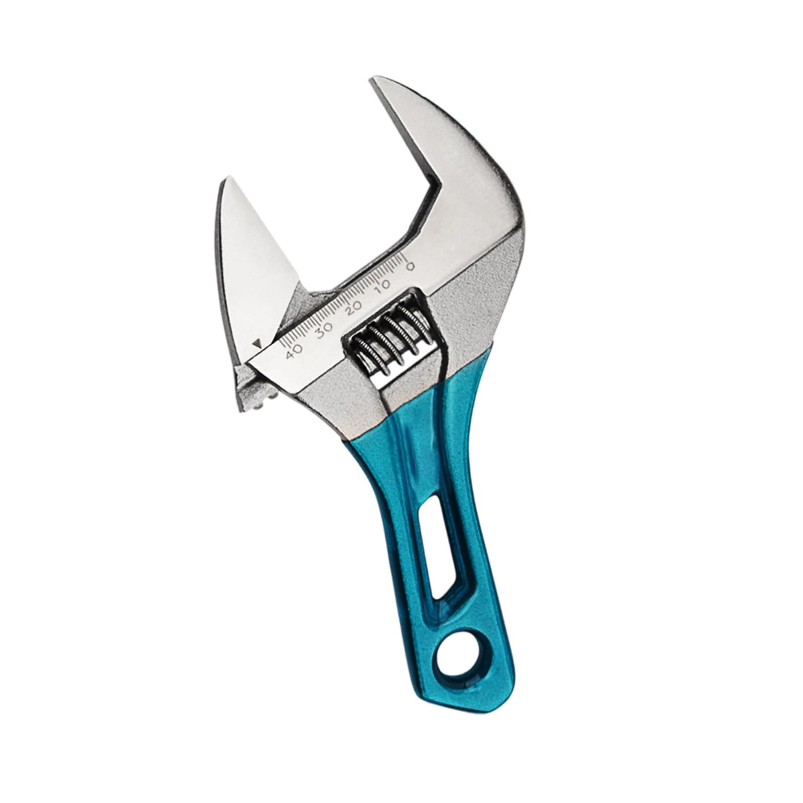 Netbiio 8 Inch Jaw Carbon Steel Wrench Spanner Compact Handle Pipe Maintenance Professional Tool Carbon Steel Spanner For Plumbing And Machine Work