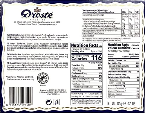 Droste Chocoladeletter Wit 135 gram | Letter S - Image 5