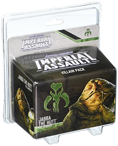 Image of Star Wars Imperial Assault Board Game Jabba the Hutt VILLAIN PACK - Epic Sci-Fi Miniatures Strategy Game for Kids and Adults, Ages 14+, 1-5 Players, 1-2 Hour Playtime, Made by Fantasy Flight Games