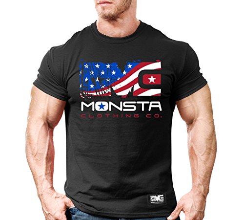 Men's Bodybuilding Workout (U.S.A.) Gym T-Shirt