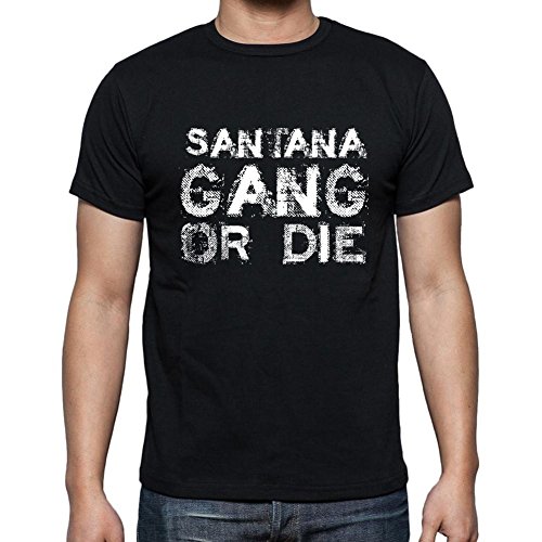 Photo de Homme Tee-Shirt Le Gang De La Famille Santana – Santana Family Gang – T-Shirt Graphique Éco-Responsable Vintage Cadeau Nouveauté Noir Profond L