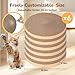 RoseYouth 6pcs Cat Scratch Pad, Cat Scratcher Cardboard & Cat Scratching Pads - Round Cat Scratcher Refill, 10 Inch Diameter 7/8 Inch Thick cat scratchers for Indoor Cats