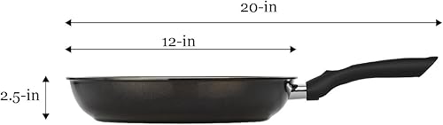 Miniatura 4 de TECHEF - Sartén de color de 12 pulgadas, recubierta con nueva selección de teflón seguro - Colección de coloresrevestimiento antiadherente (sin