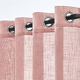 【Matériau unique】Ce rideau décoratif est fabriqué en lin et en polyester, il est lisse et léger. Une transparence suffisante permet la circulation de l'air et un bon éclairage, tout en offrant un espace personnel.