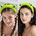 HFZRZFH Frog Headband for Washing Face, Cute Spa Makeup Headband, Soft Elastic Skincare Hair Band, Funny Animal Facial Accessories for Women Girls Self Care Routine