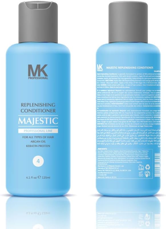 MAJESTIC KERATINReplenishing Conditioner 4oz(125ml)-after Care- Soduim Chloride & Sulfate Free