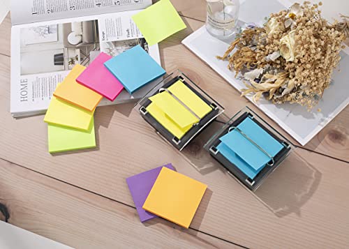 Pop-Up Sticky Notes,3X3 In,12 Pads,Bright Colors Super Sticking Power Memo Pads, 6 Colors, Strong Adhesive #TOP3