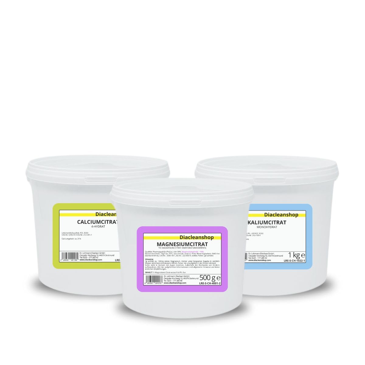 Citrat Set - Magnesium - Kalium - Calcium