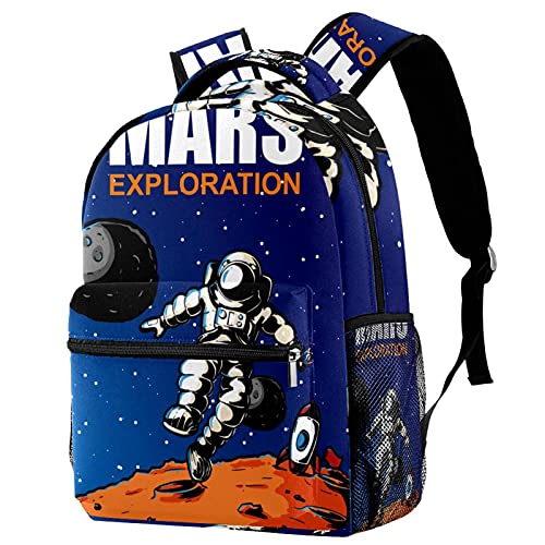 Sac à dos Mars Exploration Planète multicolore pour écoliers et enfants
