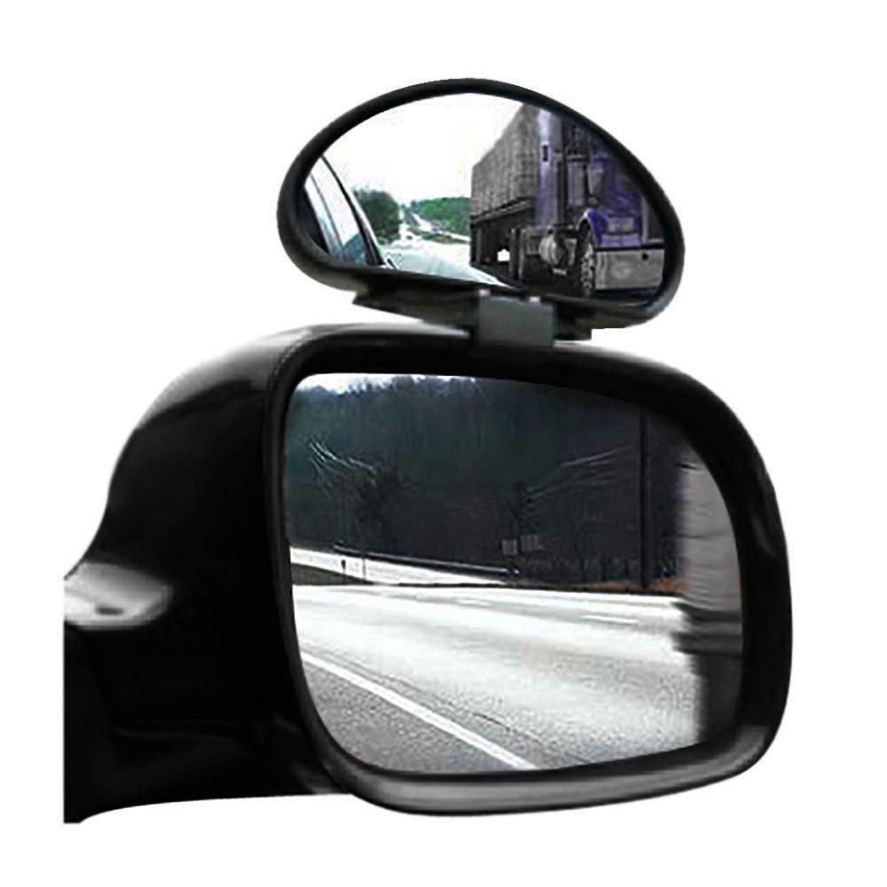 2 Miroirs Angles Morts Réglables Pour Voiture - Grand Angle Pour Camionnette/remorquage